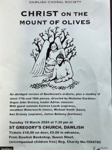 Christ on the Mount of Olives poster